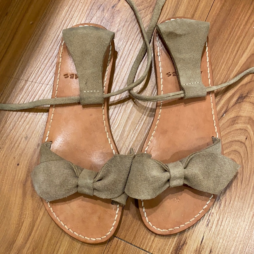 by.James suede sandals size 6
